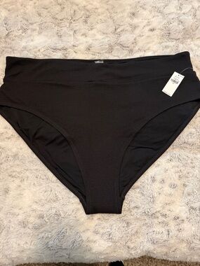 Black High Waist Bikini Bottom